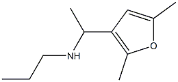 [1-(2,5-dimethylfuran-3-yl)ethyl](propyl)amine 结构式