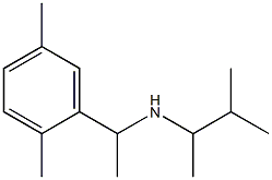 [1-(2,5-dimethylphenyl)ethyl](3-methylbutan-2-yl)amine 结构式