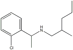 [1-(2-chlorophenyl)ethyl](2-methylpentyl)amine 结构式