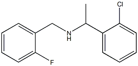[1-(2-chlorophenyl)ethyl][(2-fluorophenyl)methyl]amine 结构式