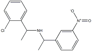 [1-(2-chlorophenyl)ethyl][1-(3-nitrophenyl)ethyl]amine 结构式