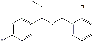 [1-(2-chlorophenyl)ethyl][1-(4-fluorophenyl)propyl]amine 结构式