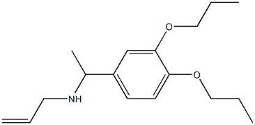 [1-(3,4-dipropoxyphenyl)ethyl](prop-2-en-1-yl)amine 结构式