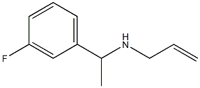 [1-(3-fluorophenyl)ethyl](prop-2-en-1-yl)amine 结构式