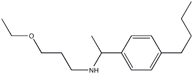 [1-(4-butylphenyl)ethyl](3-ethoxypropyl)amine 结构式