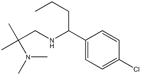 [1-(4-chlorophenyl)butyl][2-(dimethylamino)-2-methylpropyl]amine 结构式