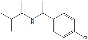 [1-(4-chlorophenyl)ethyl](3-methylbutan-2-yl)amine 结构式