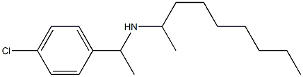 [1-(4-chlorophenyl)ethyl](nonan-2-yl)amine 结构式