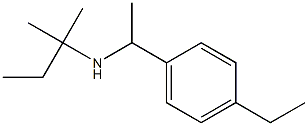 [1-(4-ethylphenyl)ethyl](2-methylbutan-2-yl)amine 结构式