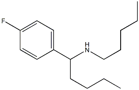 [1-(4-fluorophenyl)pentyl](pentyl)amine 结构式