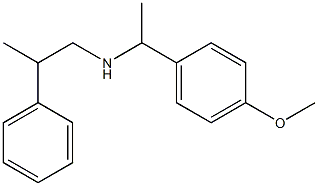 [1-(4-methoxyphenyl)ethyl](2-phenylpropyl)amine 结构式