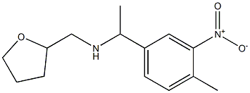 [1-(4-methyl-3-nitrophenyl)ethyl](oxolan-2-ylmethyl)amine 结构式