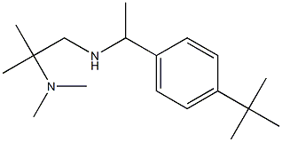 [1-(4-tert-butylphenyl)ethyl][2-(dimethylamino)-2-methylpropyl]amine 结构式