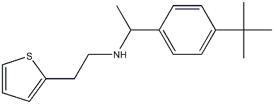 [1-(4-tert-butylphenyl)ethyl][2-(thiophen-2-yl)ethyl]amine 结构式