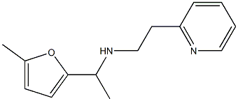 [1-(5-methylfuran-2-yl)ethyl][2-(pyridin-2-yl)ethyl]amine 结构式