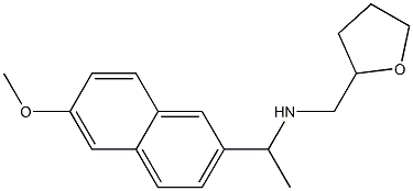 [1-(6-methoxynaphthalen-2-yl)ethyl](oxolan-2-ylmethyl)amine 结构式