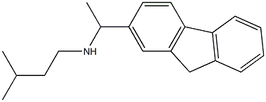 [1-(9H-fluoren-2-yl)ethyl](3-methylbutyl)amine 结构式