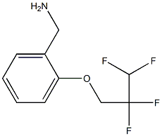 [2-(2,2,3,3-tetrafluoropropoxy)phenyl]methanamine 结构式