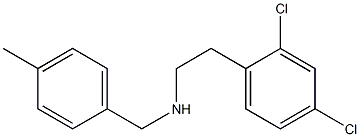 [2-(2,4-dichlorophenyl)ethyl][(4-methylphenyl)methyl]amine 结构式