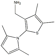 [2-(2,5-dimethyl-1H-pyrrol-1-yl)-4,5-dimethylthien-3-yl]methylamine 结构式