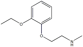 [2-(2-ethoxyphenoxy)ethyl](methyl)amine 结构式