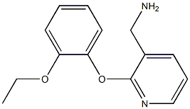[2-(2-ethoxyphenoxy)pyridin-3-yl]methylamine 结构式
