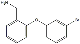 [2-(3-bromophenoxy)phenyl]methanamine 结构式