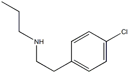 [2-(4-chlorophenyl)ethyl](propyl)amine 结构式