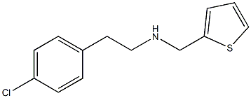 [2-(4-chlorophenyl)ethyl](thiophen-2-ylmethyl)amine 结构式