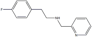 [2-(4-fluorophenyl)ethyl](pyridin-2-ylmethyl)amine 结构式