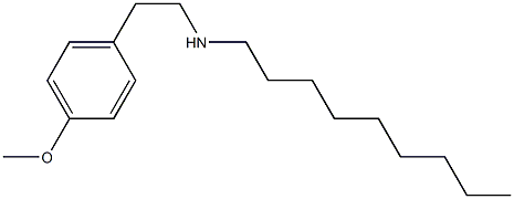 [2-(4-methoxyphenyl)ethyl](nonyl)amine 结构式