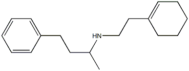 [2-(cyclohex-1-en-1-yl)ethyl](4-phenylbutan-2-yl)amine 结构式