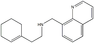 [2-(cyclohex-1-en-1-yl)ethyl](quinolin-8-ylmethyl)amine 结构式
