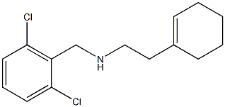 [2-(cyclohex-1-en-1-yl)ethyl][(2,6-dichlorophenyl)methyl]amine 结构式