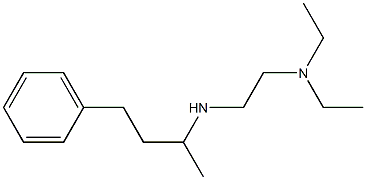 [2-(diethylamino)ethyl](4-phenylbutan-2-yl)amine 结构式