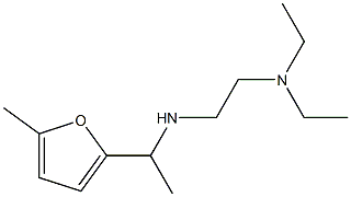 [2-(diethylamino)ethyl][1-(5-methylfuran-2-yl)ethyl]amine 结构式