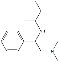 [2-(dimethylamino)-1-phenylethyl](3-methylbutan-2-yl)amine 结构式