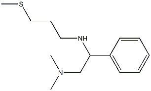 [2-(dimethylamino)-1-phenylethyl][3-(methylsulfanyl)propyl]amine 结构式