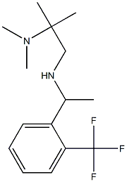 [2-(dimethylamino)-2-methylpropyl]({1-[2-(trifluoromethyl)phenyl]ethyl})amine 结构式