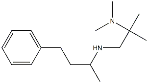 [2-(dimethylamino)-2-methylpropyl](4-phenylbutan-2-yl)amine 结构式