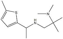 [2-(dimethylamino)-2-methylpropyl][1-(5-methylthiophen-2-yl)ethyl]amine 结构式