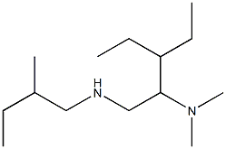 [2-(dimethylamino)-3-ethylpentyl](2-methylbutyl)amine 结构式