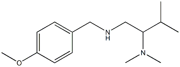 [2-(dimethylamino)-3-methylbutyl][(4-methoxyphenyl)methyl]amine 结构式