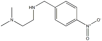 [2-(dimethylamino)ethyl][(4-nitrophenyl)methyl]amine 结构式