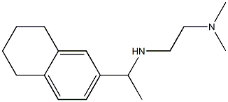 [2-(dimethylamino)ethyl][1-(5,6,7,8-tetrahydronaphthalen-2-yl)ethyl]amine 结构式