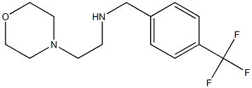 [2-(morpholin-4-yl)ethyl]({[4-(trifluoromethyl)phenyl]methyl})amine 结构式