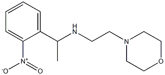 [2-(morpholin-4-yl)ethyl][1-(2-nitrophenyl)ethyl]amine 结构式