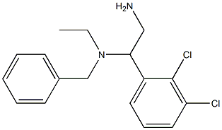 [2-amino-1-(2,3-dichlorophenyl)ethyl](benzyl)ethylamine 结构式