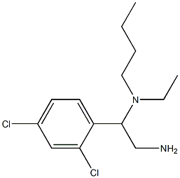 [2-amino-1-(2,4-dichlorophenyl)ethyl](butyl)ethylamine 结构式