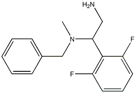 [2-amino-1-(2,6-difluorophenyl)ethyl](benzyl)methylamine 结构式